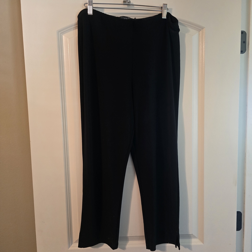 Sympli Classic Black Wide Leg Pants